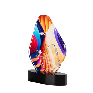 优秀家长送给老师的导师歌手大赛高级感书香家庭水晶奖杯奖牌定制