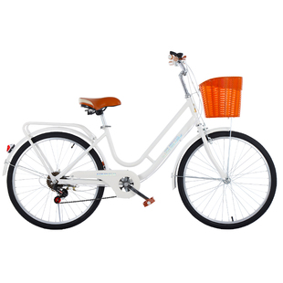 夙凰轻便自行车大学生成人女男款24寸26寸上班通勤城市代步单车