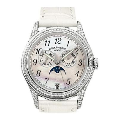 中古款9.5新百达翡丽复杂功能时计系列4937G-001女表镌刻双P印记