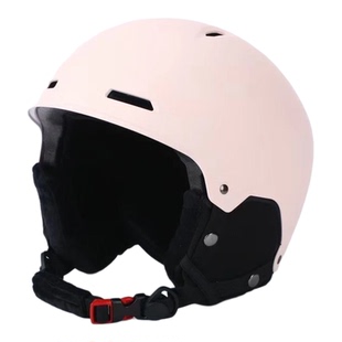 滑雪头盔女专业滑雪帽亚洲头型雪盔单双板男装备儿童安全盔保暖帽