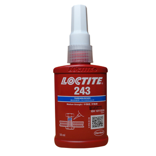 乐泰243螺丝胶螺纹锁固耐油可拆卸厌氧中强度汉高乐泰243胶水