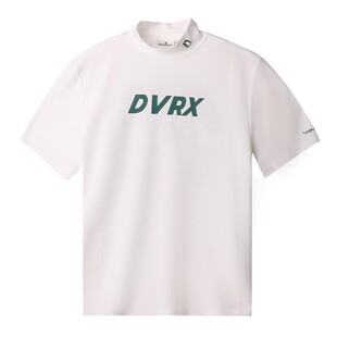 DEVEREUX GOLF高尔夫运动休闲蝎子印花小高领速干透气网眼短袖T恤