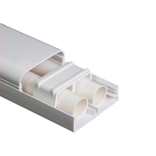 PVC暖气套管 保护管道装饰遮丑室内美化遮挡踢脚线明装槽水管扣槽