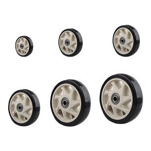 承重万向轮低重心重型尼龙工业滑轮定向小超强载重脚轮带刹车轮子