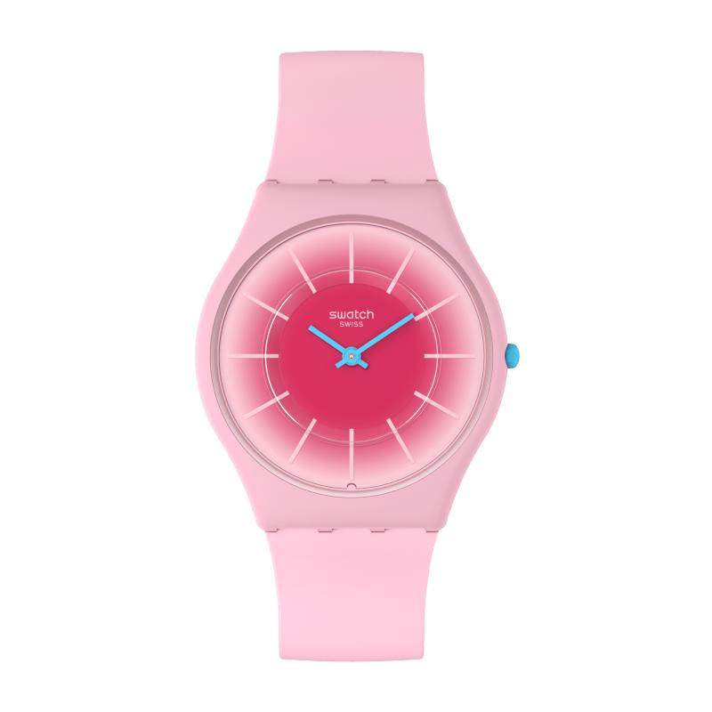 Swatch斯沃琪瑞士手表轻薄静音初高中学生彩盘石英手表生日礼物