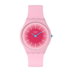 Swatch超薄静音炫彩瑞士石英手表