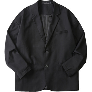 韦恩泽维尔加肥加大春夏大码宽松慵懒风薄西服西装外套男6270