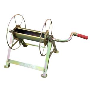 农用打药机高压喷雾管绕管机卷管机器手动摇胶管架子加厚绕管车