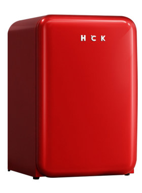 HCK复古冰箱小型家用冰吧饮料柜