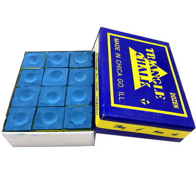 皇冠油性台球巧克粉枪头三角