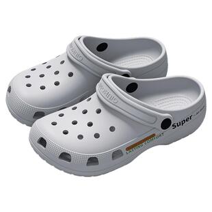 手术室拖鞋男士夏2026新款医护厚底防滑防臭eva护士洞洞鞋女外穿