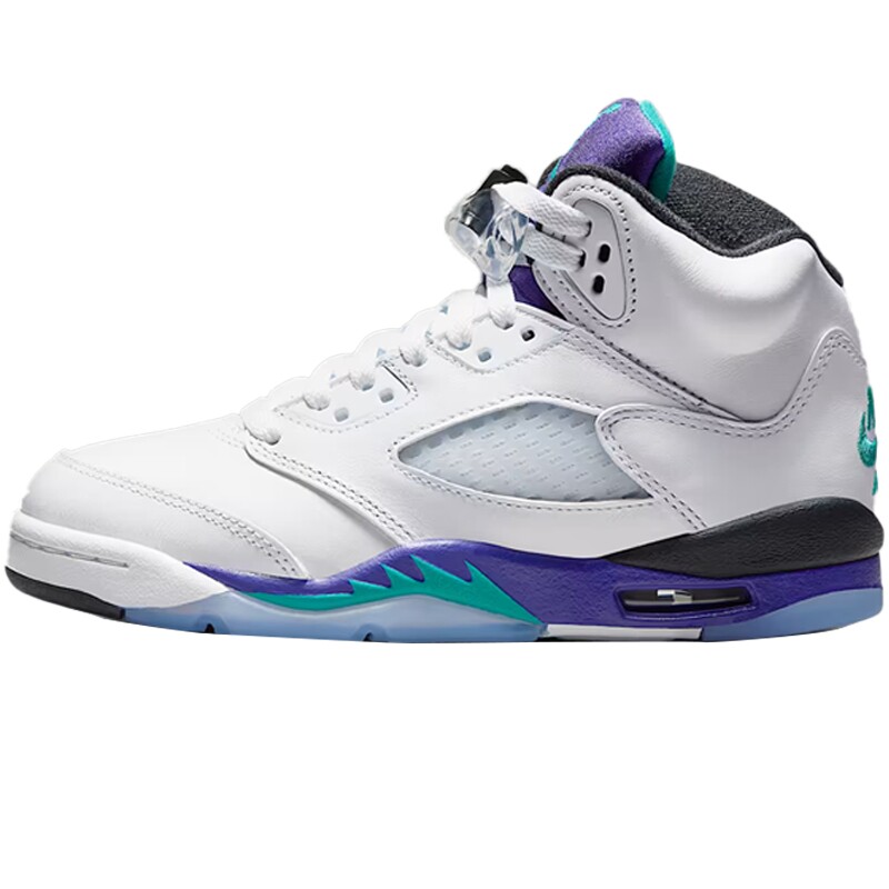 NIKE耐克大童AIR JORDAN 5 RETRO运动训练篮球鞋HQ7980-100