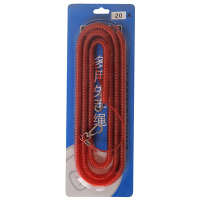 钓鱼自动伸缩内含钢丝失手绳