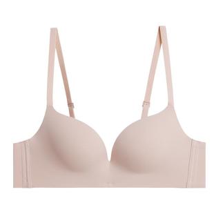 爱慕25新品面膜文胸内衣女3/4软胶托薄模杯大小胸/大露背文胸