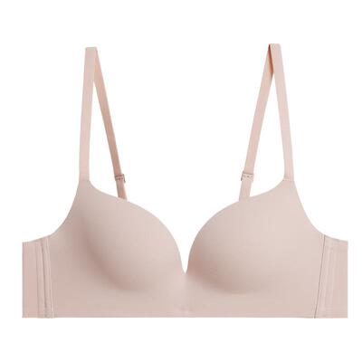 爱慕春夏面膜文胸内衣女3/4软胶托薄模杯大小胸/大露背文胸