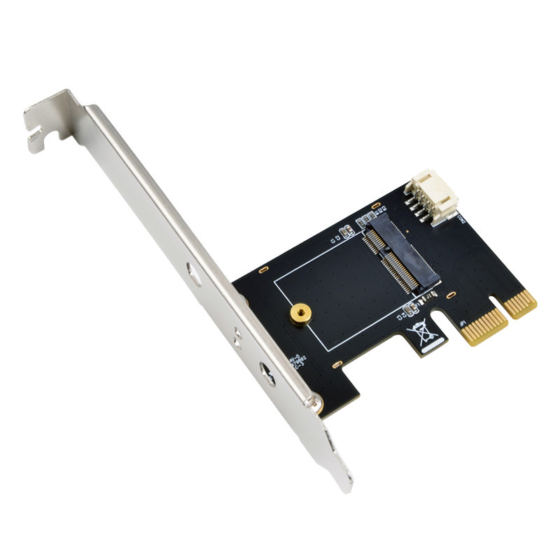 西霸PCI-E x1转M.2 A+E key转接卡免驱 支持M.2 2230尺寸无线网卡
