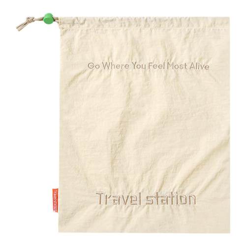 旅行收纳袋抽绳束口袋羽绒服收纳袋行李箱衣服分装袋内衣裤收纳包