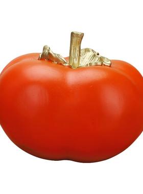 黄铜柿子摆件事事如意乔迁装饰品