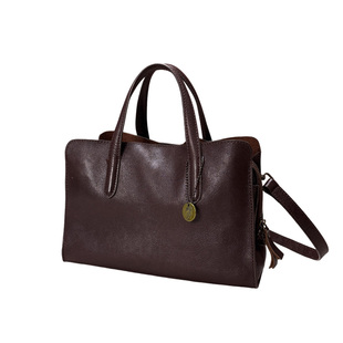 哈弘新款头层牛皮斜挎逛街包伯克包手提单肩包大容量真皮软皮包包