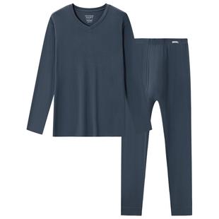 【50S天丝莫代尔】SCHIESSER舒雅男女3A抗菌亲肤保暖秋衣秋裤套装