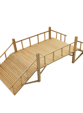 diy手工制作小桥木屋牙签雪糕棒