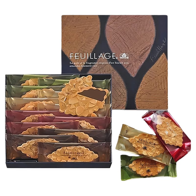 枫叶坚果杏仁巧克力饼干奢华礼盒