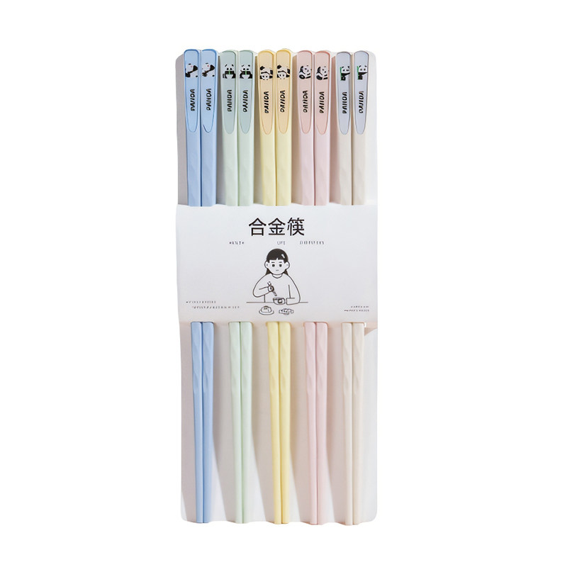 合金筷子家用高档抗菌防霉防滑