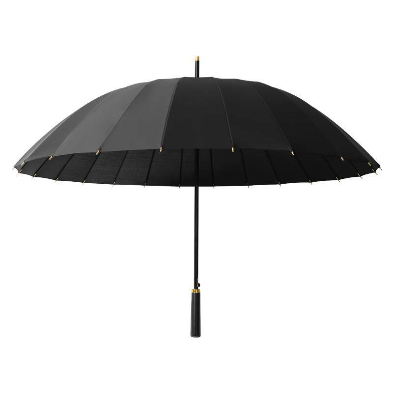 24骨长柄雨伞暴雨专用加大加固厚