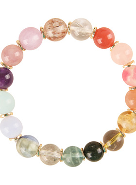 天然水晶多宝串珠手链九尾狐时尚