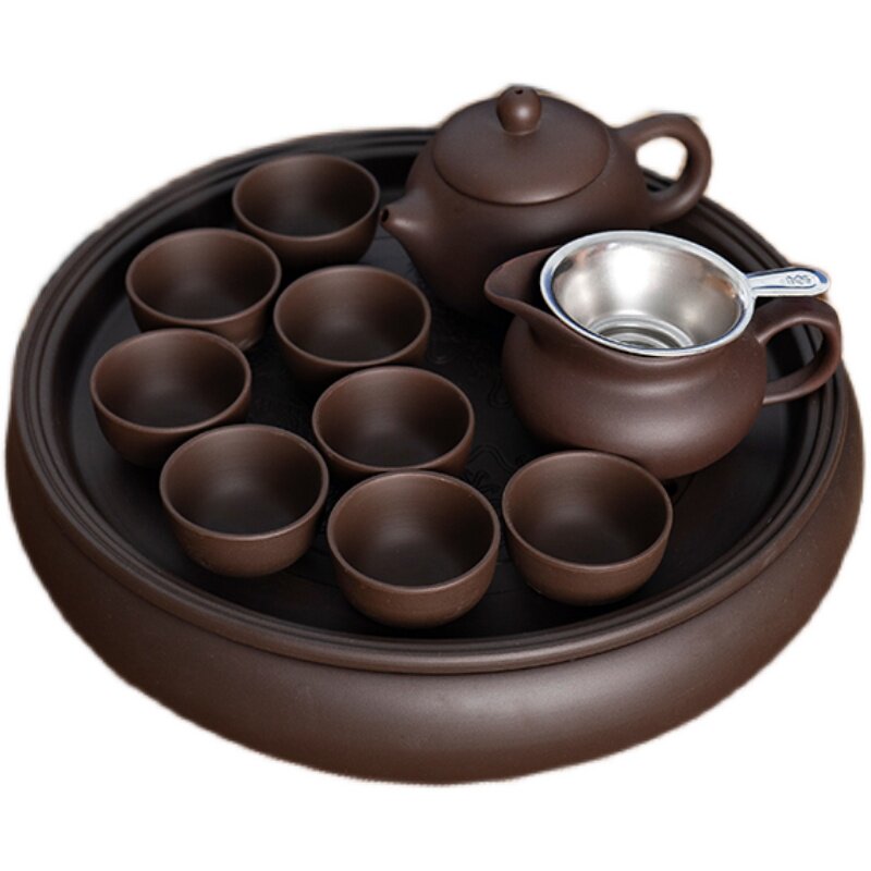 陶瓷整套紫砂现代潮汕功夫茶具