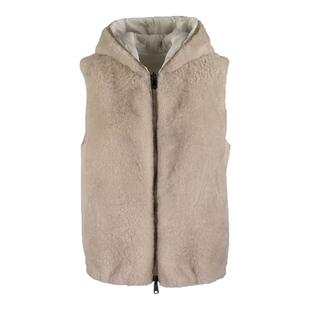 BC/BRUNELLO CUCINELLI 女士双面穿连帽无袖马甲外套银泰301604