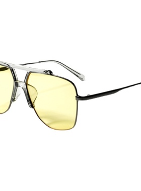 未来感飞行员式uv400太阳眼镜