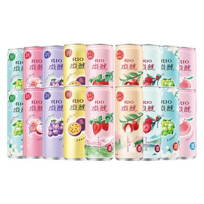 RIO锐澳预调鸡尾酒微醺低度酒330ml*20罐果酒女士酒气泡酒小甜酒