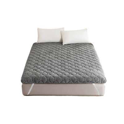 梦芝燃羊羔绒床垫秋冬季加厚保暖