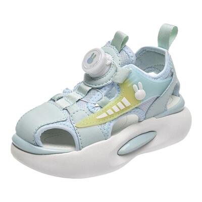 夏季包头公主风女童旋转扣凉鞋