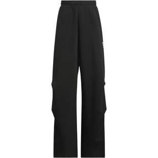 adidas阿迪达斯女子FOS运动休闲针织宽松阔腿长裤KS0077