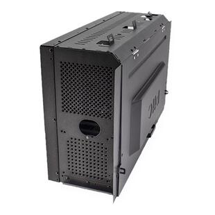 网吧带锁防盗抽屉式风冷电竞酒店上置台式桌下电脑机箱桌面开关钮