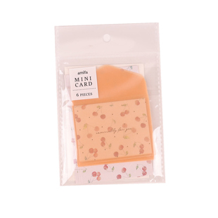 日本本土草莓留言卡迷你小卡信封套装小清新樱桃生日留言送礼信纸