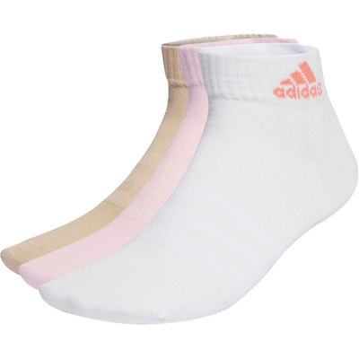 Adidas/阿迪达斯正品新款男女通用运动短筒袜三双装IK0546