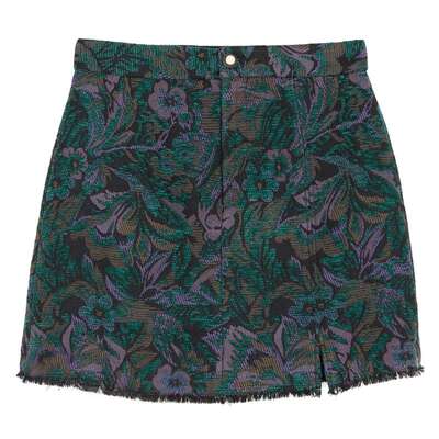 复古提花直筒半身裙MSLAN