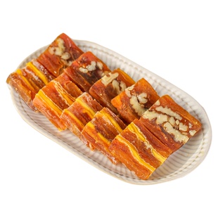 柿饼夹芒果核桃软糯香甜独立包装流心柿子饼卷糕点切片网红小零食