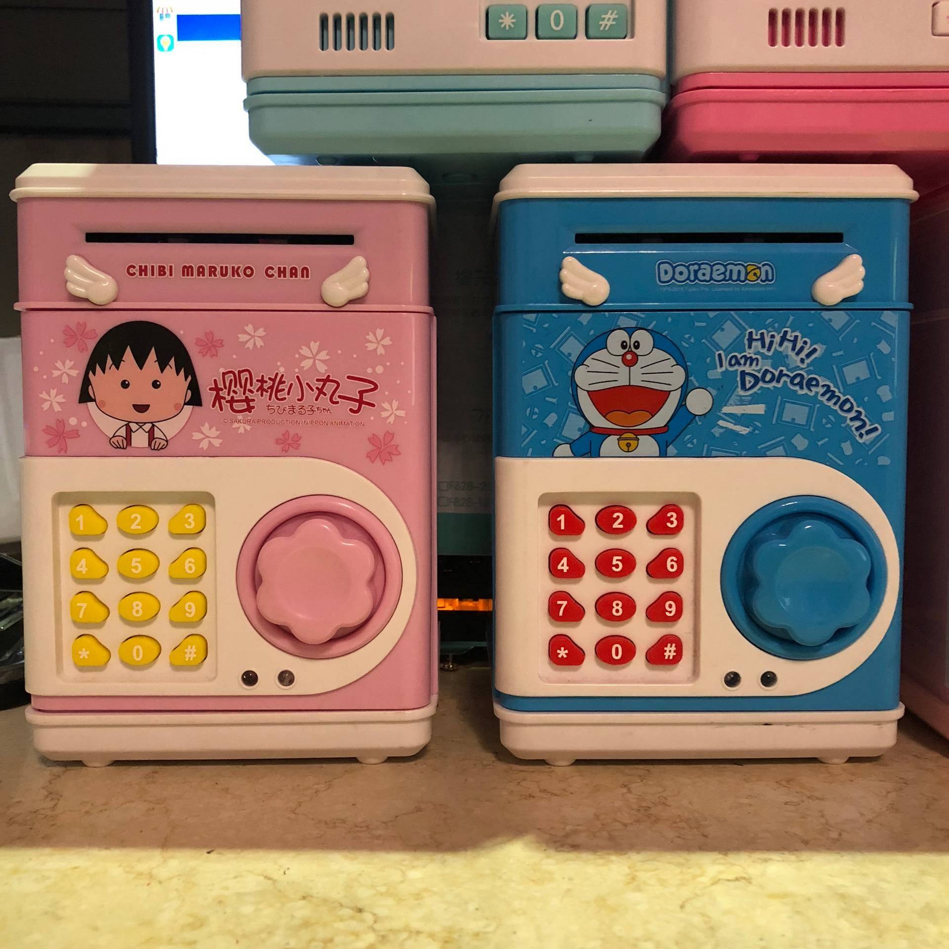 儿童储蓄存钱罐男女孩玩具韩国创意卡通防摔只进樱桃小丸子密码箱在类目 节庆用品/礼品, 创意礼品, 储蓄罐中 - 来自Buy2taobao.com提供专业的淘宝代购服务