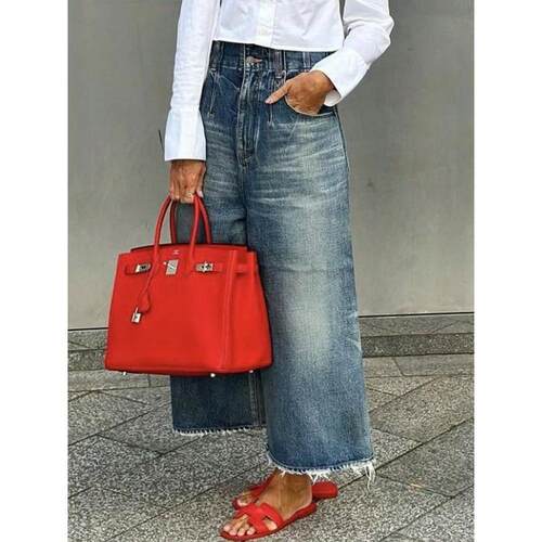 D 24882 Kabodo High Waist Flared Jeans 高腰阔腿牛仔裤 专