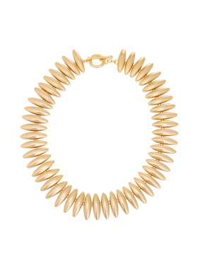 铜镀18K金女项链时尚复古夸张