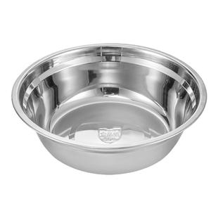 加厚304不锈钢汤盆家用学校食堂餐厅汤盆汤碗饭碗小盆子菜盆汤斗