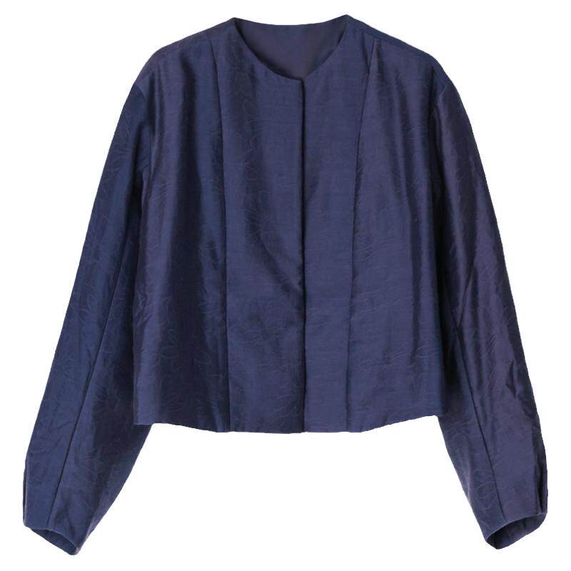 一线牛货巴黎大师款桑蚕丝短棉服