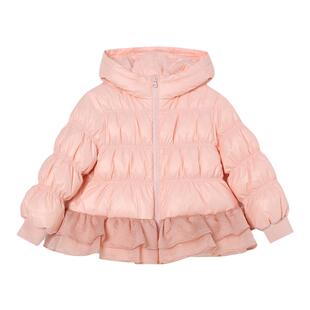 RBIGX瑞比克童装秋冬新款百搭潮流韩版淑女荷叶边摆公主羽绒服