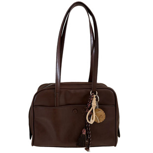 韩版新款枕头包包女2025新款复古单肩包上班通勤手提大容量托特包