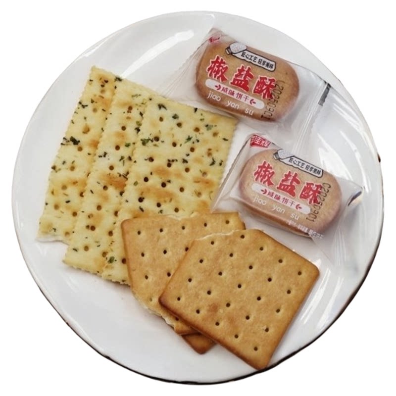 苔苏打葱汁克力架香葱咸味饼干