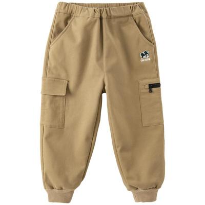 戴维贝拉男童加绒裤子